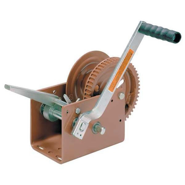 Dutton-Lainson Ratcheting Winch,Spur,No Brake,2500lb. DLC2500B