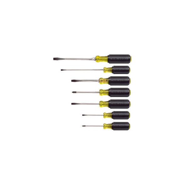 Klein Tools 7 Piece Cushion-Grip Screwdriver Set 85076
