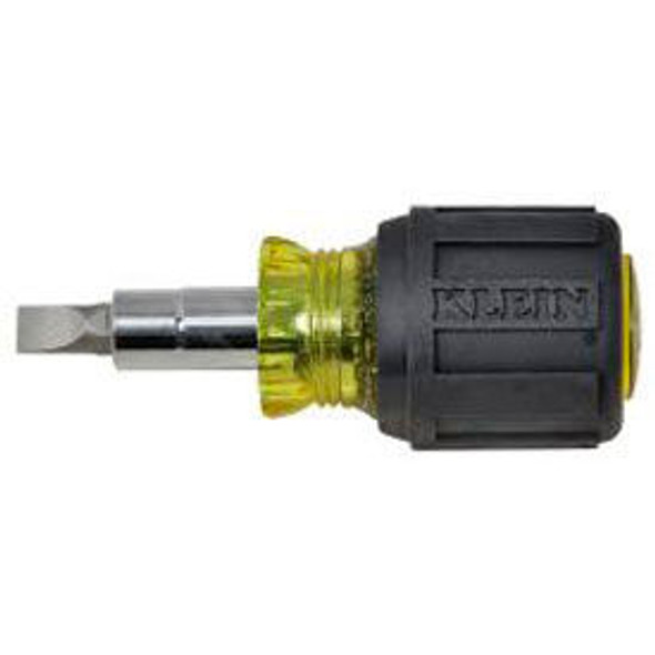 Klein Tools 32561 6-in-1 Stubby Multi-Bit Screwdriver/Nutdriver