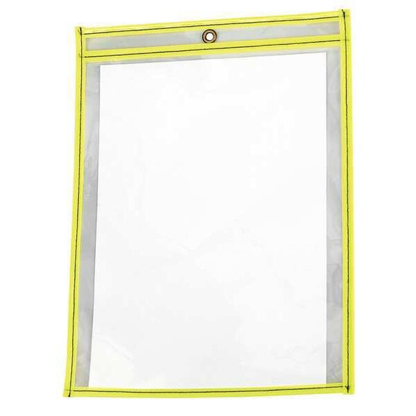 Manufacturer Varies Shop Ticket Holder,Neon Yellw,PK15 4YNR7