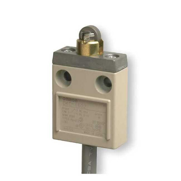 Limit Switch, Plunger, Roller, SPDT, 5A at 240V AC, Actuator Location: Top