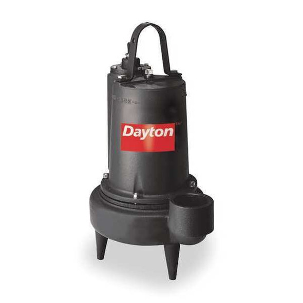 Dayton 3 HP 3" Manual Submersible Sewage Pump 460V 3BB96