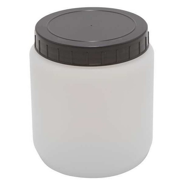 Dynalon HDPE CYLNDRCL JAR W/CAP 1500ML,PK10 226415-1500