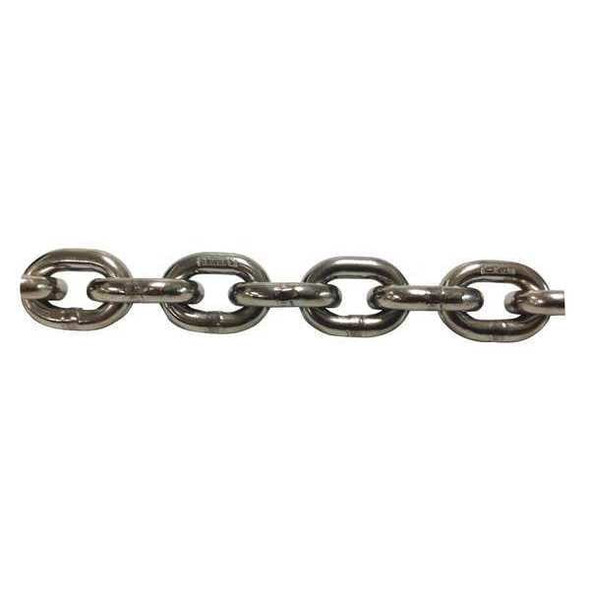Pewag Chain,5 ft L,Grade 63,Trade Size 3/8 in. 39568/5