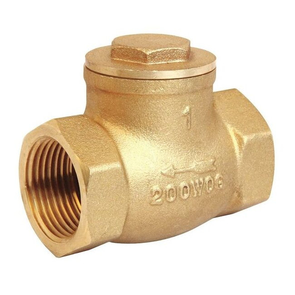 Manufacturer Varies 1" NPT Brass Swing Check Valve 10F324