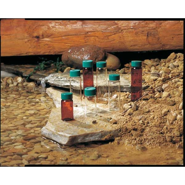 Qorpak Vial with Cap,22 mL,27.25 mm Dia,PK72 GLC-01006
