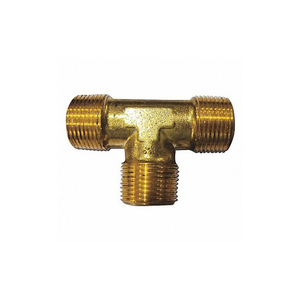 Manufacturer Varies Male Tee, Brass, 3/4 in Pipe Size, MNPT 6AYV5 Manufacturer Varies Male Tee, Brass, 3/4 in Pipe Size, MNPT 6AYV5