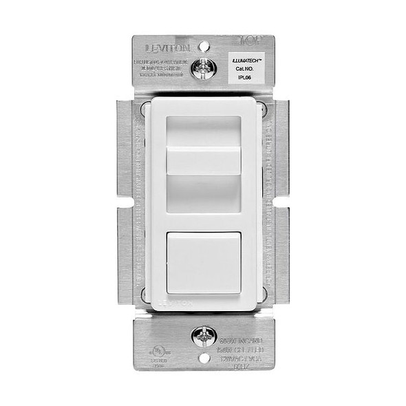 Leviton Dimmer,1-Pole/3-Way,120VAC IPL06-10Z