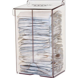 Bowman Hairnet Dispenser - Bulk 4.45""W x 7.98""H x 3.92""D Clear