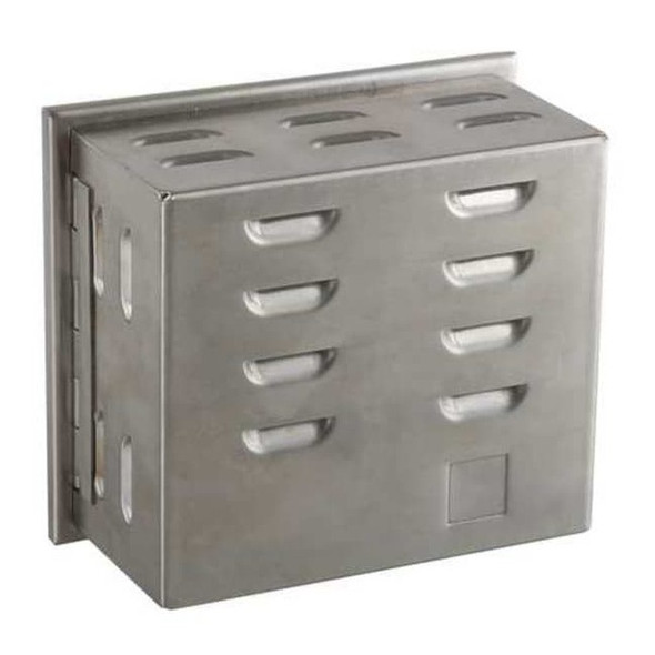 Manufacturer Varies Universal Thermostat Guard, Stainless Steel 13J045