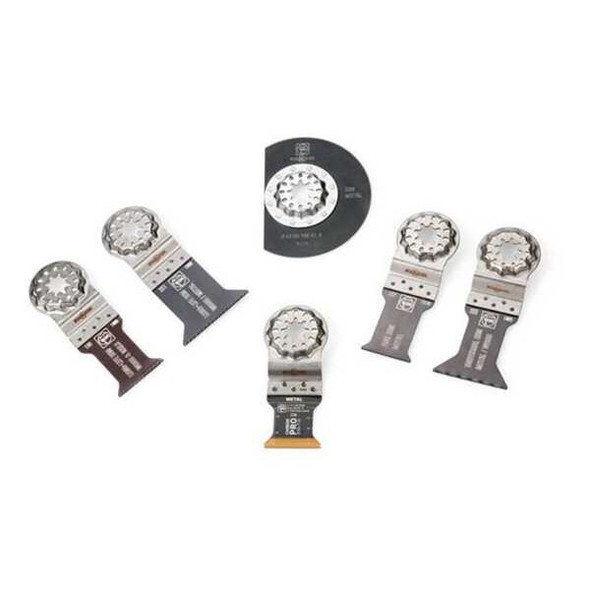 Fein OscilToolBladeSet,6pcs,W:0.875"to2.1875" 35222967270