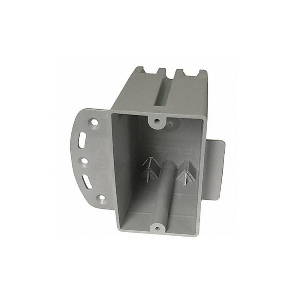 Electrical Box, 20.3 cu in, Switch Box Type, 1 Gang, PVC, Rectangular Shape