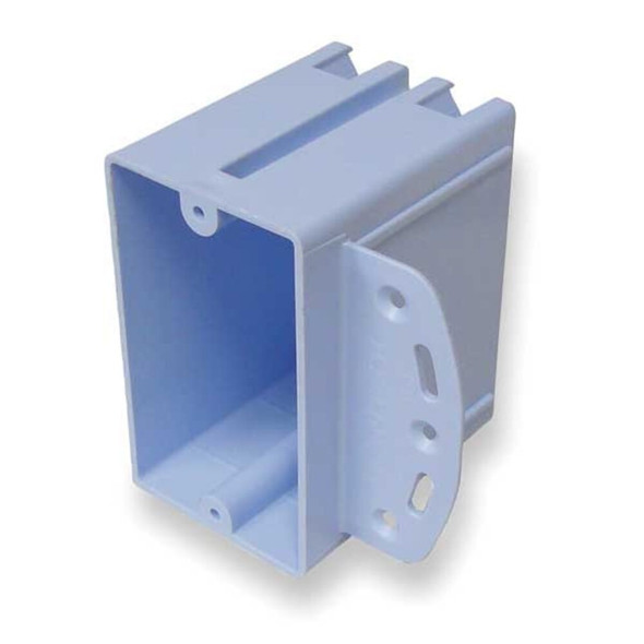 Electrical Box, 20.3 cu in, Switch Box Type, 1 Gang, PVC, Rectangular Shape  EZ20SBR