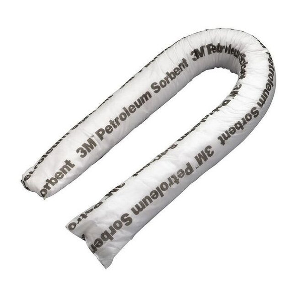 3m Oil Sorbent Mini-Boom, 3 in x 4 ft, 12/Pack T-4
