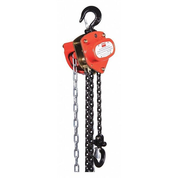 Dayton Manual Chain Hoist,1000 lb.,Lift 15 ft. 1VW52