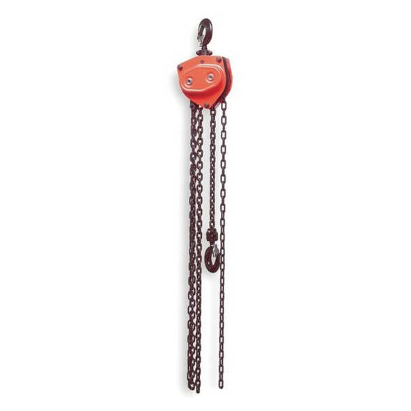 Dayton Manual Chain Hoist,1000 lb.,Lift 15 ft. 1VW52