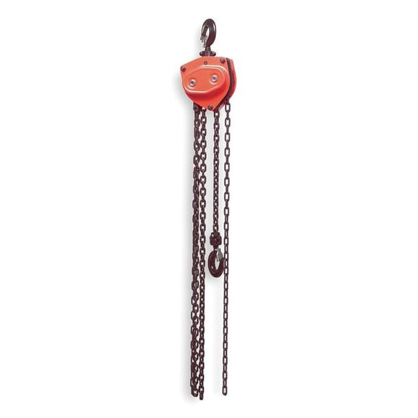 Dayton Manual Chain Hoist,1000 lb.,Lift 15 ft. 1VW52