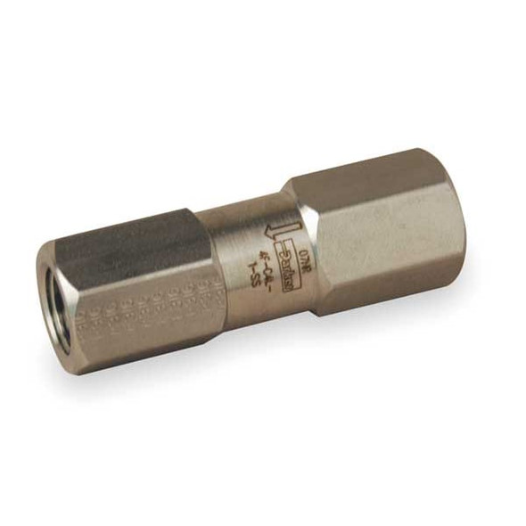 Parker 1/4" FNPT Stainless Steel Instrumentation Check Valve 4F-C4L-1-SS