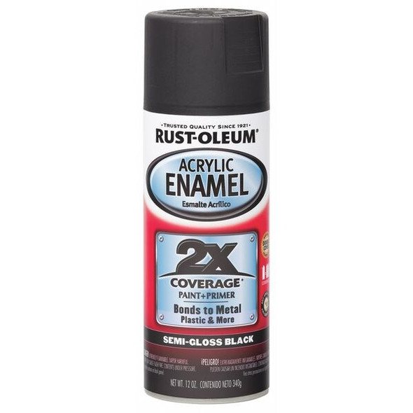 Rust-Oleum 12 oz. Semi-gloss Black Auto Body Paint/Primer 271915