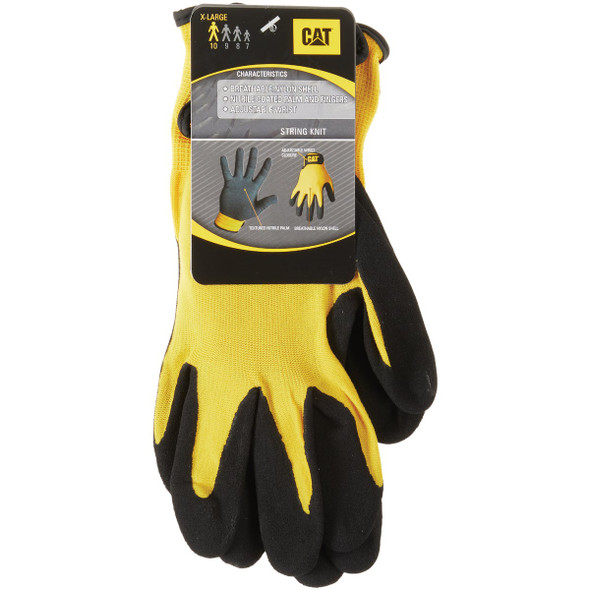 CAT Men's XL Nitrile Coated Nylon Knit Glove CAT017416J 729288