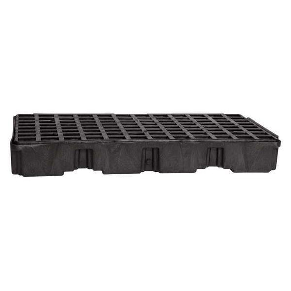 Spill Deck, 30 gal Spill Capacity, 2 Drums, 5,000 lb Load Capacity, Polyethylene
