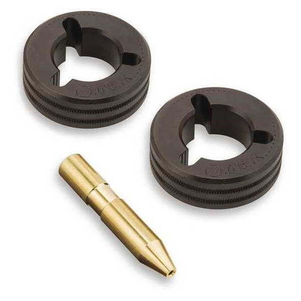 Miller Electric Drive Roll Kit, 2 Roll, V-Knurl, 0.045 079607