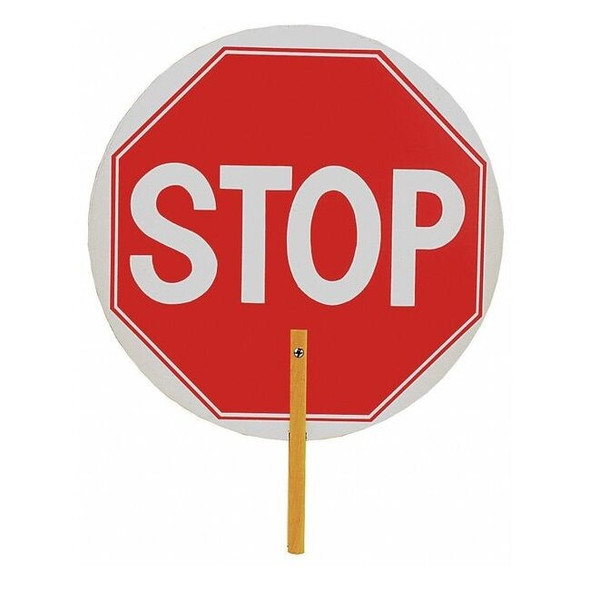 Manufacturer Varies Paddle Sign,Stop,Plastic ST-ST