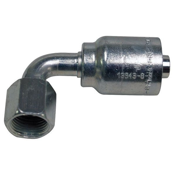 Parker Hose Fitting,Female JIC,Elbow,Hose 1/2 13943-10-8