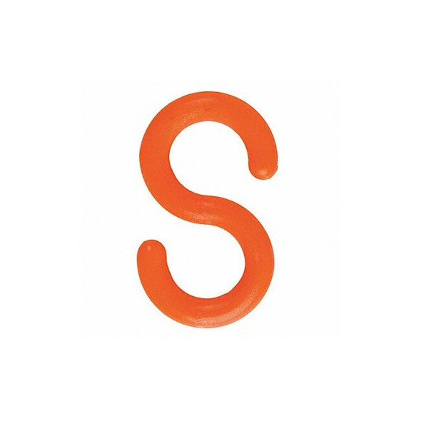 Manufacturer Varies S-Hook,2 In.,Orange,Acetal,PK10 50312-10 Manufacturer Varies S-Hook,2 In.,Orange,Acetal,PK10 50312-10