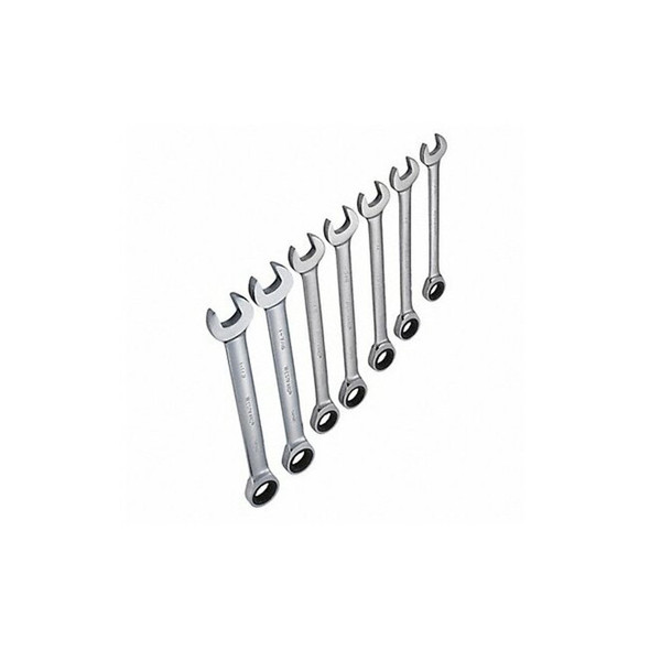 Westward Ratcheting Wrench Set,SAE,7 pcs. 54DG23