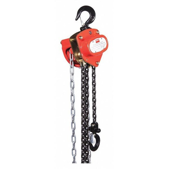 Dayton Manual Chain Hoist,1000 lb.,Lift 20 ft. 1VW53