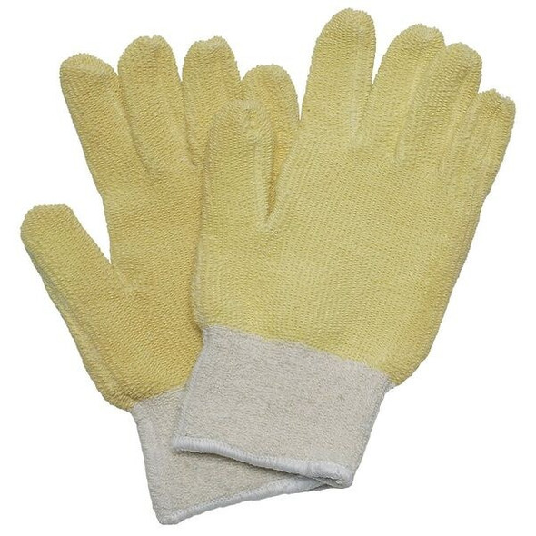 Condor Heat-Resistant Gloves,L,White/Yellow,PR 2AK66 Condor Heat-Resistant Gloves,L,White/Yellow,PR 2AK66