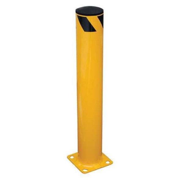 Manufacturer Varies Bollard ,36 in H,Yellow ,Carbon Steel 45XC67
