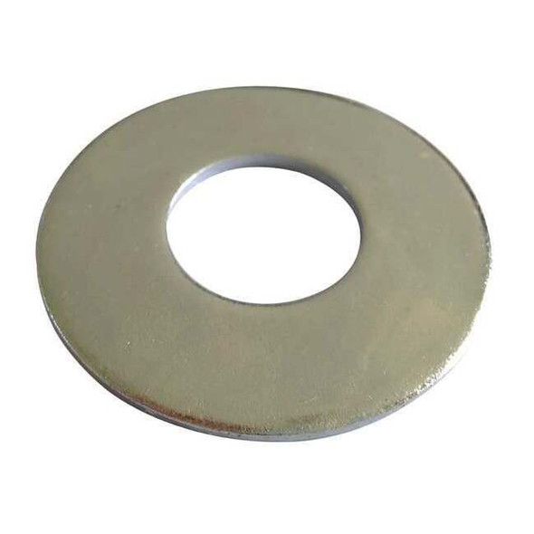 Flat Washer, For Screw Size 1" ,Stainless Steel Plain Finish, 10 PK