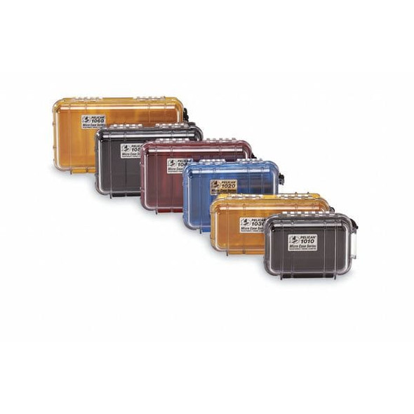 Pelican Micro Case,Black,6.82 x 4.75 x 2.12 In 1020S