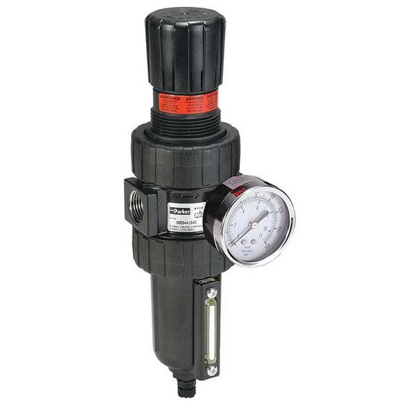 Parker Filter/Regulator,11.76 In. H,3.24 In. W 07E44B18AC