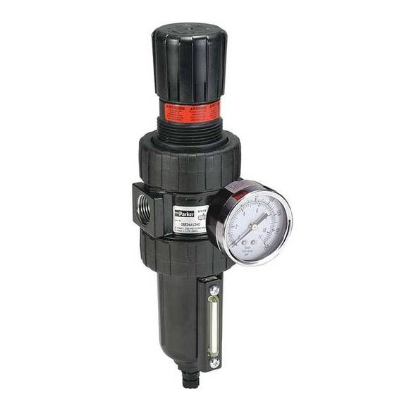 Parker Filter/Regulator,11.76 In. H,3.24 In. W 07E44B18AC