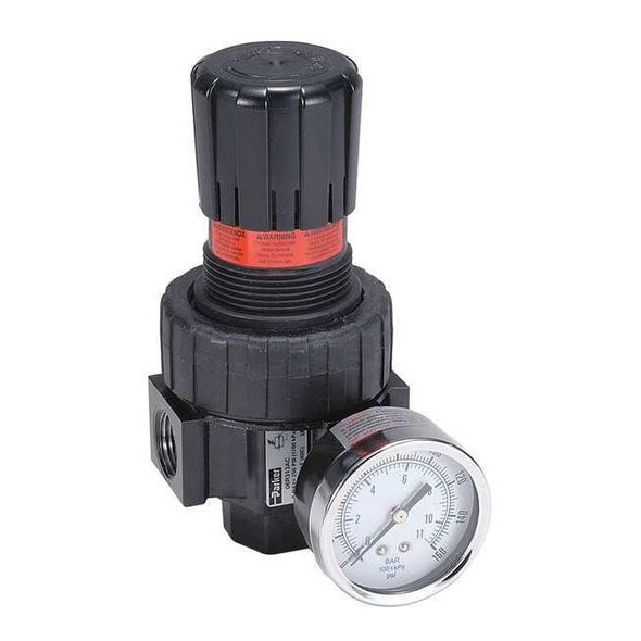 Parker Air Regulator,3/8 In. NPT,60 cfm,250 psi 06R218AC