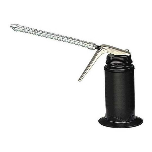 Lubrimatic Pistol Oiler,6oz,1/4in-28 Thread,Steel 50-516