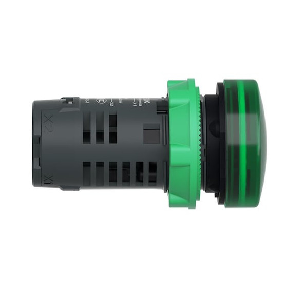 Schneider Electric Pilot Light,Green,LED Lamp Type XB5EVB3