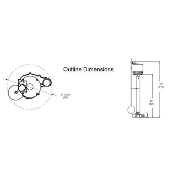 Dayton Pump,Sump,0.33 HP 4KU62