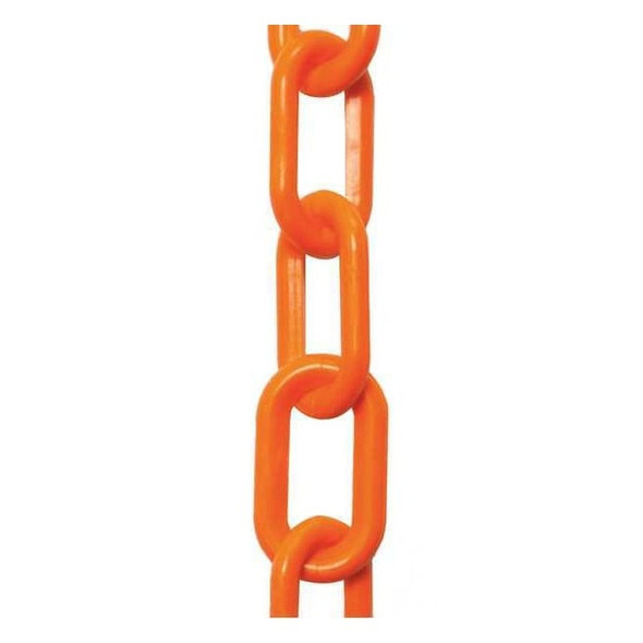 Manufacturer Varies Plastic Chain, Safety Orange, 50 ft Length, Gloss 50012-50