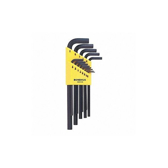 Bondhus 13 Piece SAE L-Shape Hex Key Set, 12137 12137