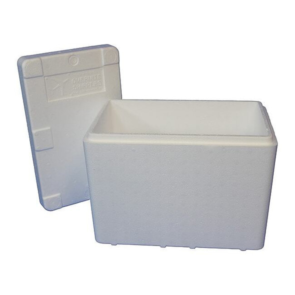 Insulated Overnight Shipping Foam & Carton, Inside 14 in L x 8 in W x 10 in D