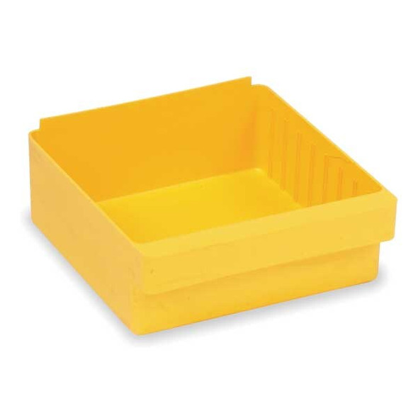 Quantum Storage Systems Drawer Bin,Yellow,Polystyrene,4 5/8 in QED606YL Quantum Storage Systems Drawer Bin,Yellow,Polystyrene,4 5/8 in QED606YL