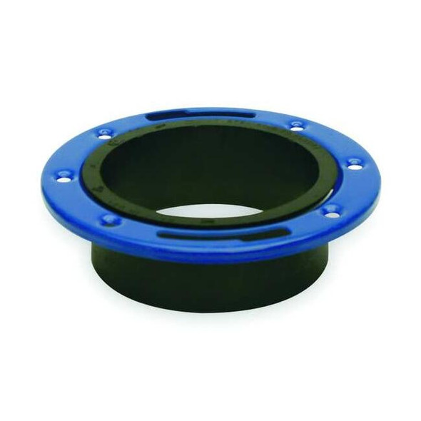 Mueller Industries Adj. Closet Flange w/ Metal Ring 4x3", Size: 4" x 3" 1WHR5