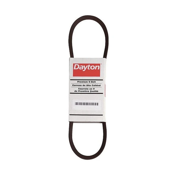 Cogged V-Belt, Power King Cog, AX45, AX, Rubber, 47 in, 1/2 in Top Width