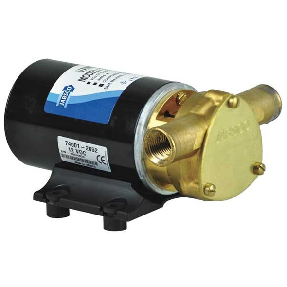 Jabsco Pump, Vane, Bronze, 1/2 In FNPT x 1 HB 18680-1000 Jabsco Pump, Vane, Bronze, 1/2 In FNPT x 1 HB 18680-1000