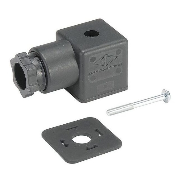 Parker Solenoid Coil Connector, 3 Pin, 22 mm PS2429BP