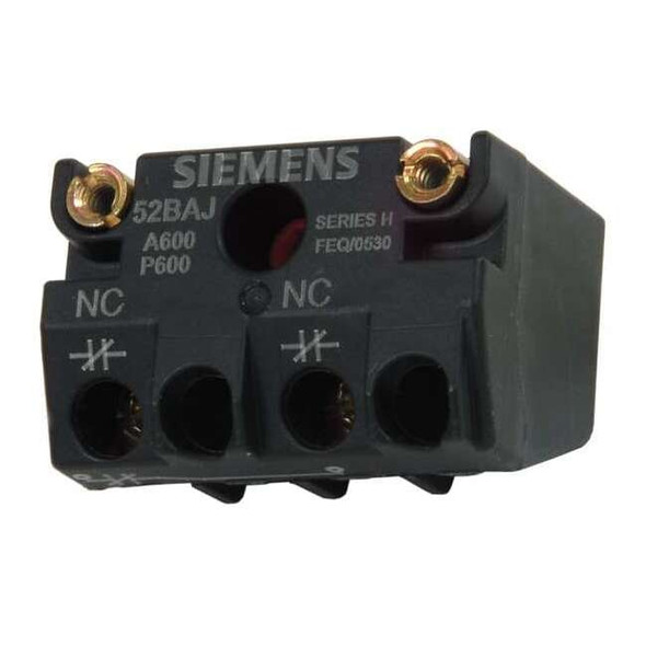 Siemens Contact Block,1NC,30mm 52BAJ